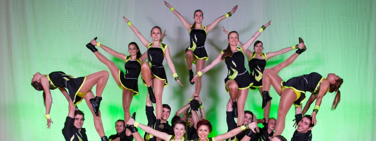 Gruppenfoto Showtanzgruppe Dance Fire aus Irgertsheim